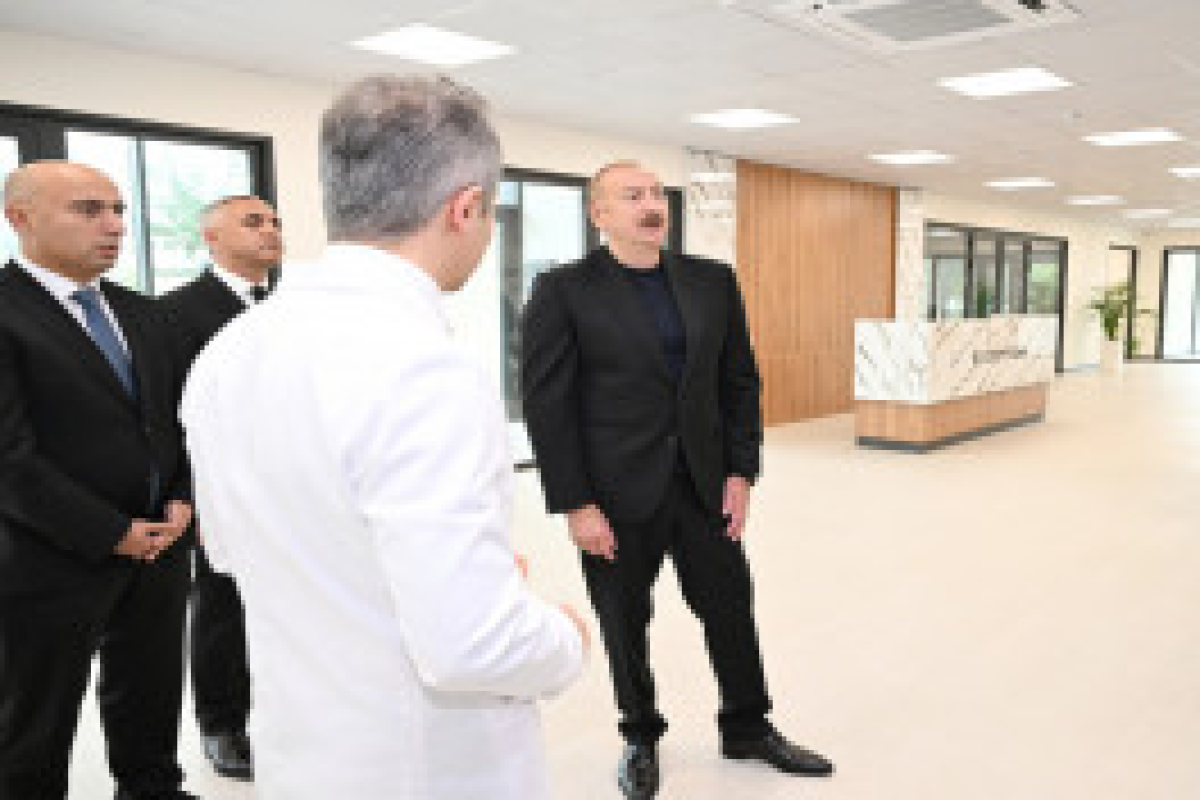 Президент принял участие в открытии здания Клиники Карабахского университета, учебного корпуса факультета медицинских наук и наук о здоровье