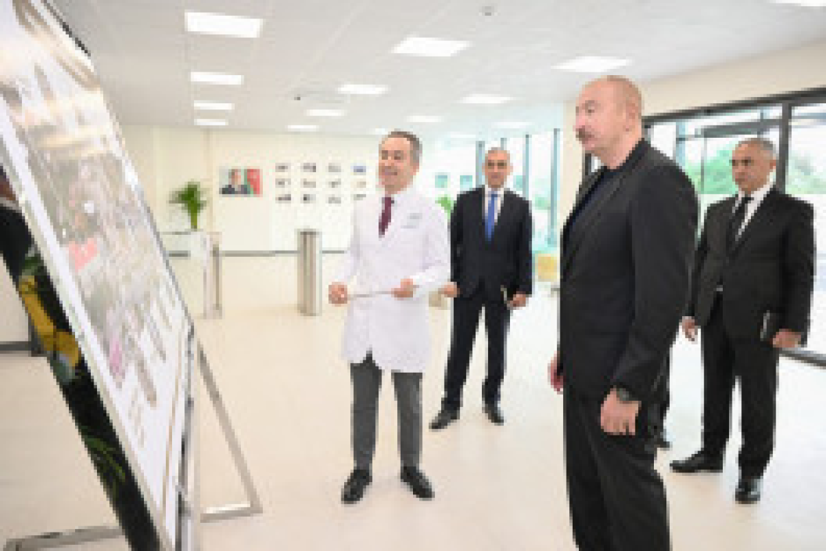 Президент принял участие в открытии здания Клиники Карабахского университета, учебного корпуса факультета медицинских наук и наук о здоровье