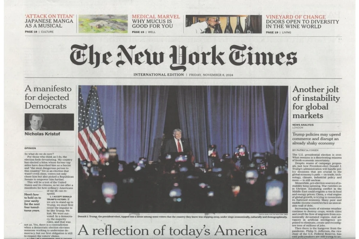 Дональд Трамп подал иск $15 миллиардов против "The New York Times"