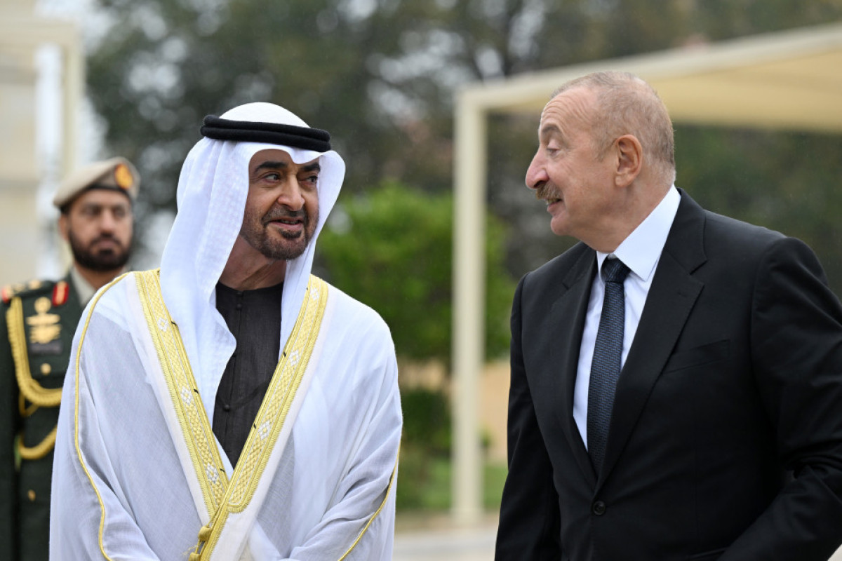 Алиев показал шейху Нахайяну памятники Натаван, Бюльбюлю и Узеиру Гаджибейли-ФОТО 