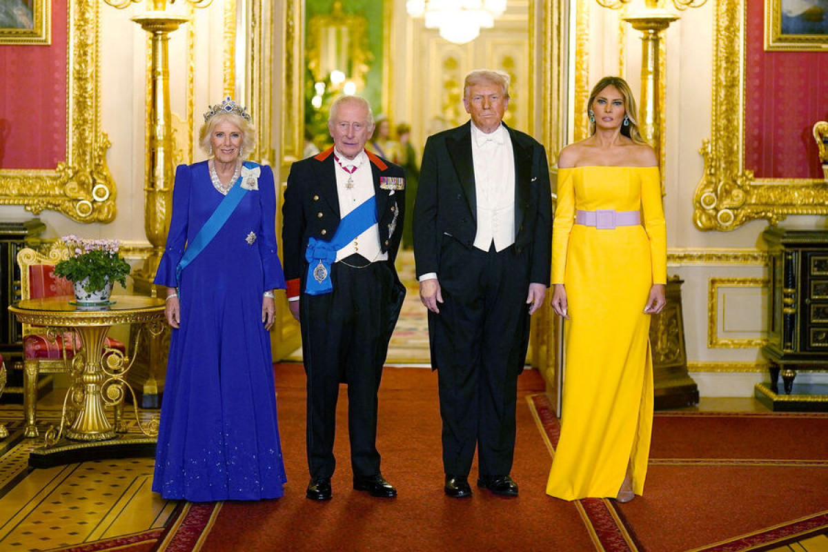 Соцсети спорят из-за цвета платья супруги Трампа