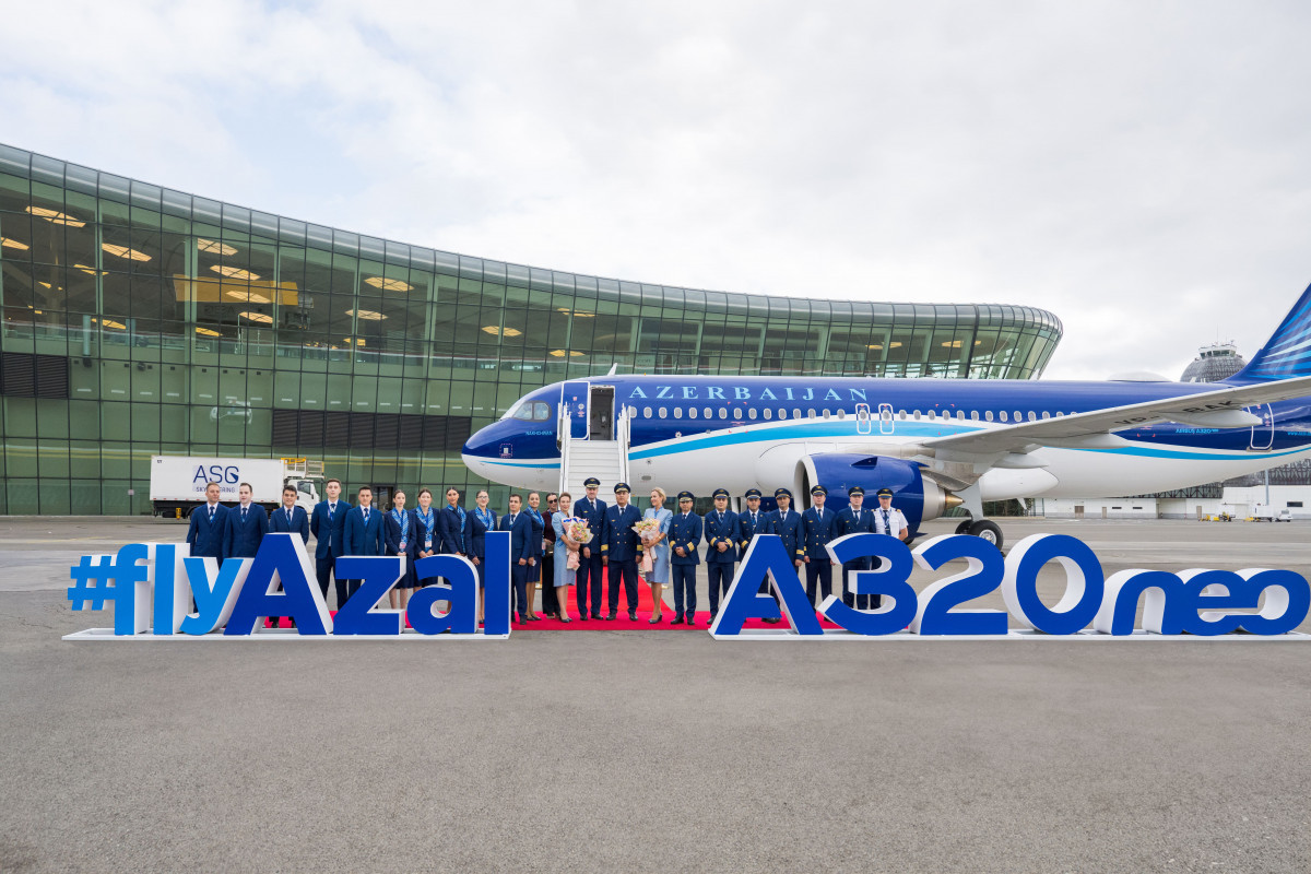AZAL пополнила авиапарк новым Airbus -ФОТО 