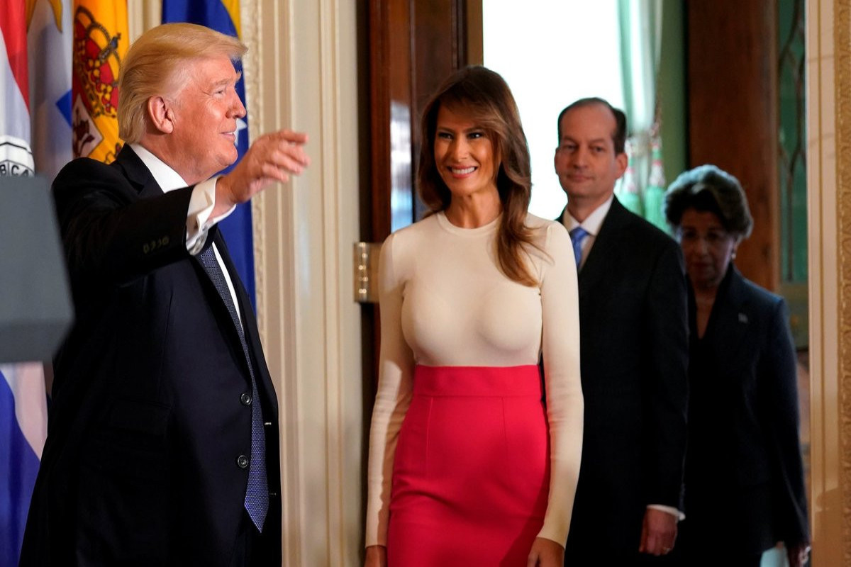 Смелая модель и элегантная первая леди: две жизни Мелании Трамп -ФОТО 
