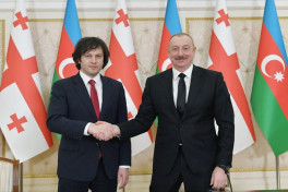 Ильхам Алиев поздравил Ираклия Кобахидзе с днем рождения