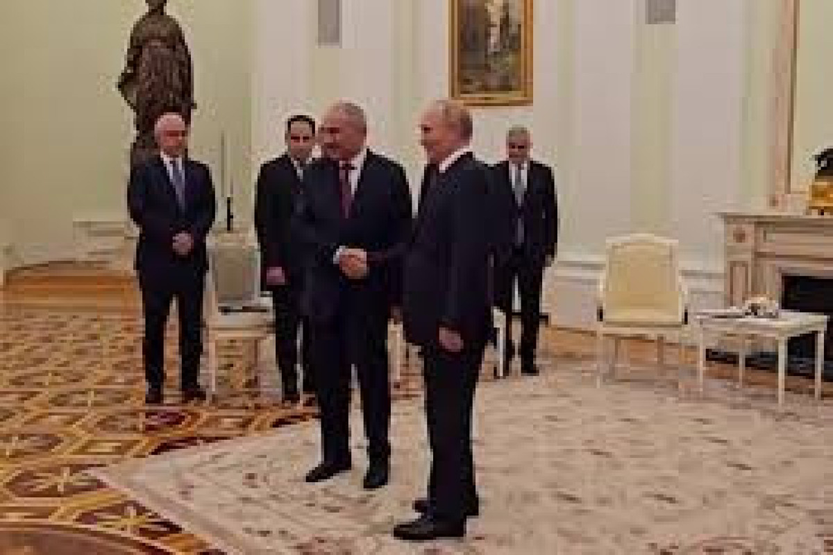 Путин встретился с Пашиняном в Кремле
