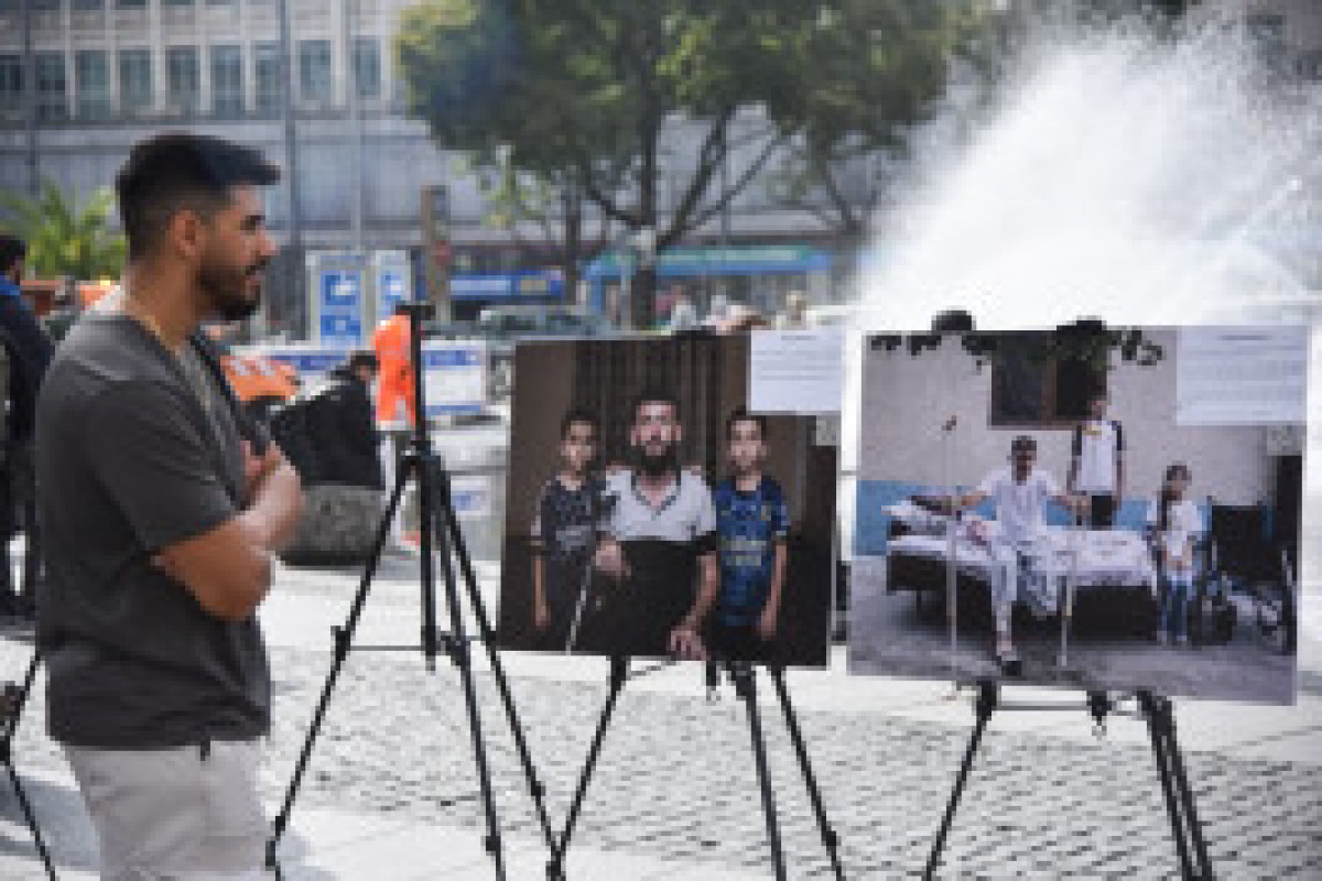 В Мюнхене открылась фотовыставка посвященная жертвам мин в Азербайджане-ФОТОСЕССИЯ 