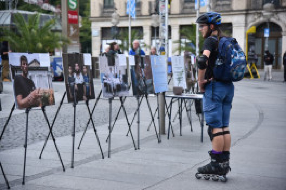 В Мюнхене открылась фотовыставка посвященная жертвам мин в Азербайджане-ФОТОСЕССИЯ 