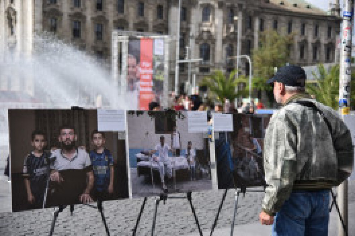 В Мюнхене открылась фотовыставка посвященная жертвам мин в Азербайджане-ФОТОСЕССИЯ 