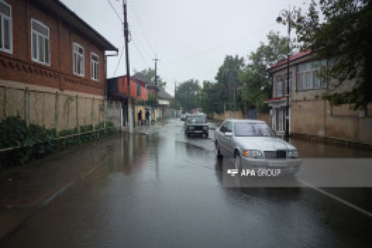 В Лянкяране сильные дожди вызвали подтопления-ФОТО 