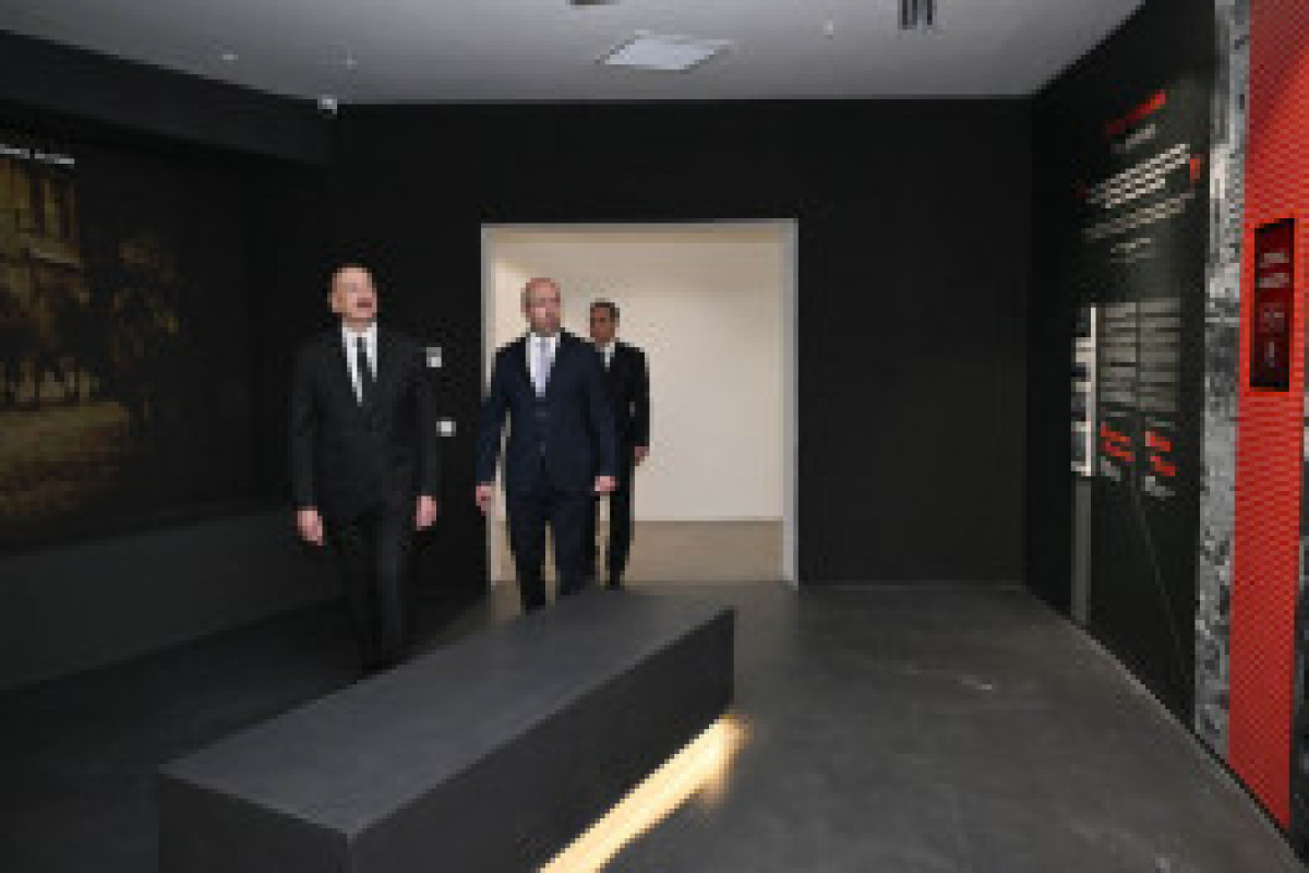 Президент Ильхам Алиев открыл Гянджинский мемориальный комплекс в День памяти -ФОТО 