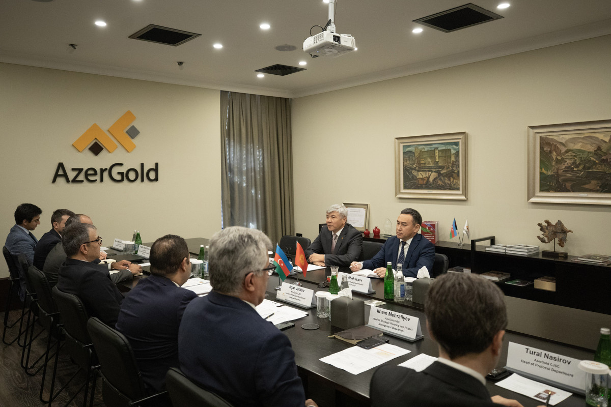 В Баку состоялась встреча главы «AzerGold» с послом Кыргызстана-ФОТО 