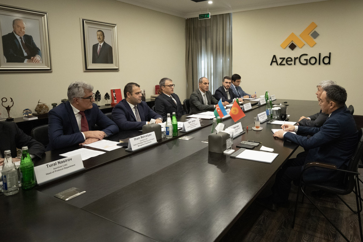 В Баку состоялась встреча главы «AzerGold» с послом Кыргызстана-ФОТО 