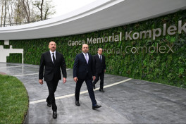 Президент Ильхам Алиев открыл Гянджинский мемориальный комплекс в День памяти 