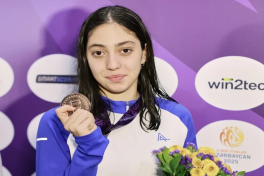 III Игры СНГ: Азербайджан завоевал свою первую медаль в плавании-ФОТО 