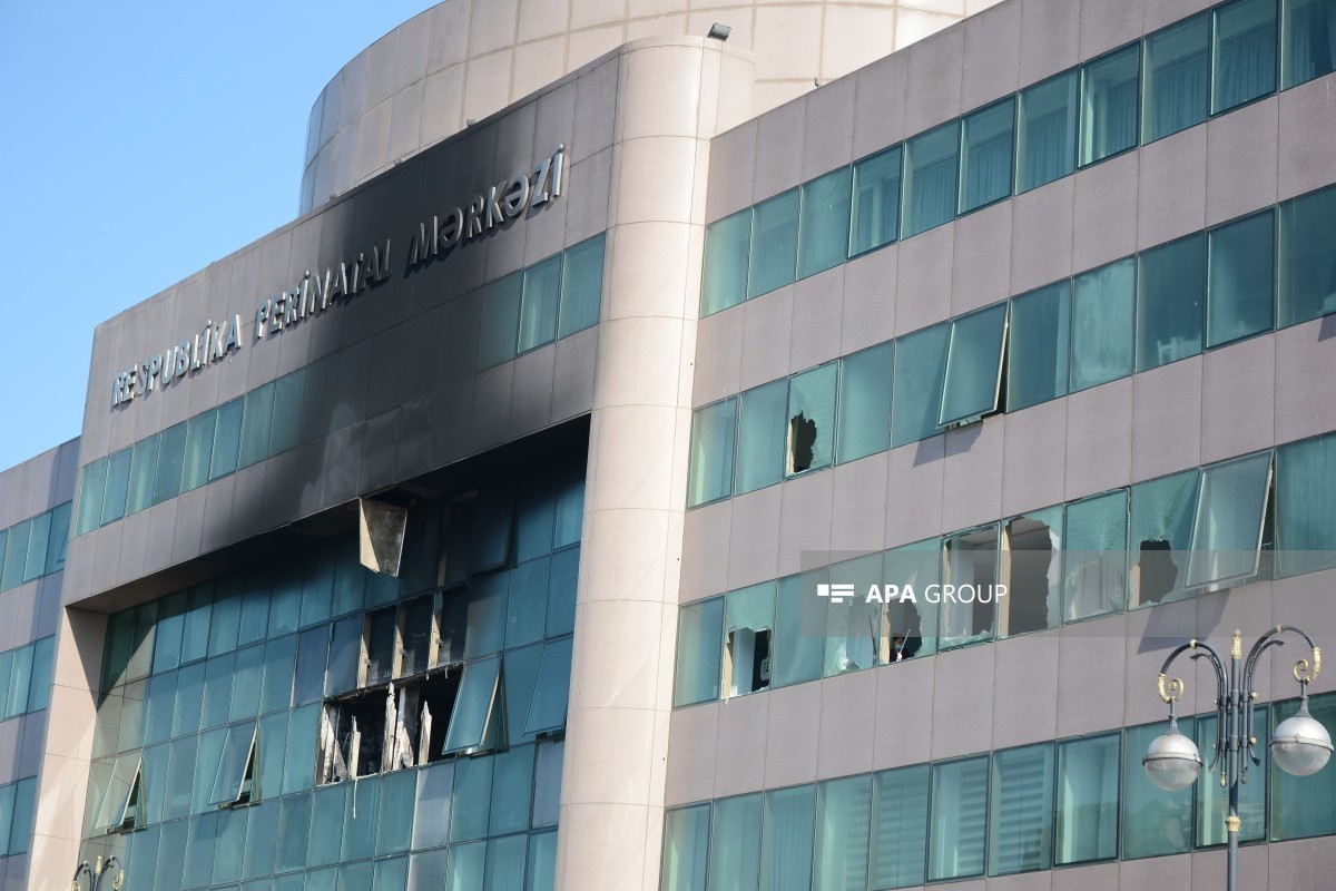 Пожар в перинатальном центре Баку: обвиняемая указала на ответственность TƏBİB 