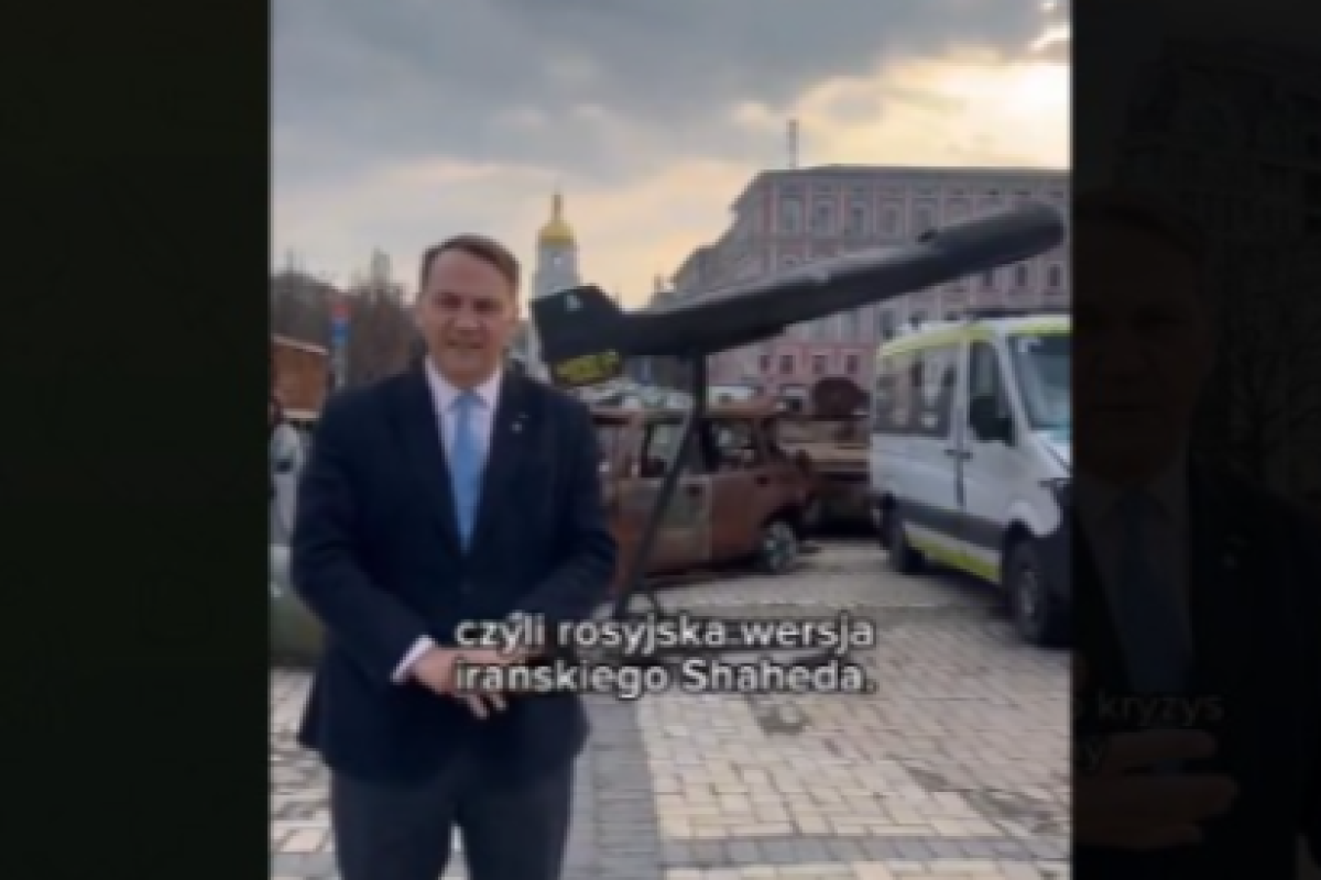 Сикорский записал видео на фоне БПЛА типа Shahed-ВИДЕО 