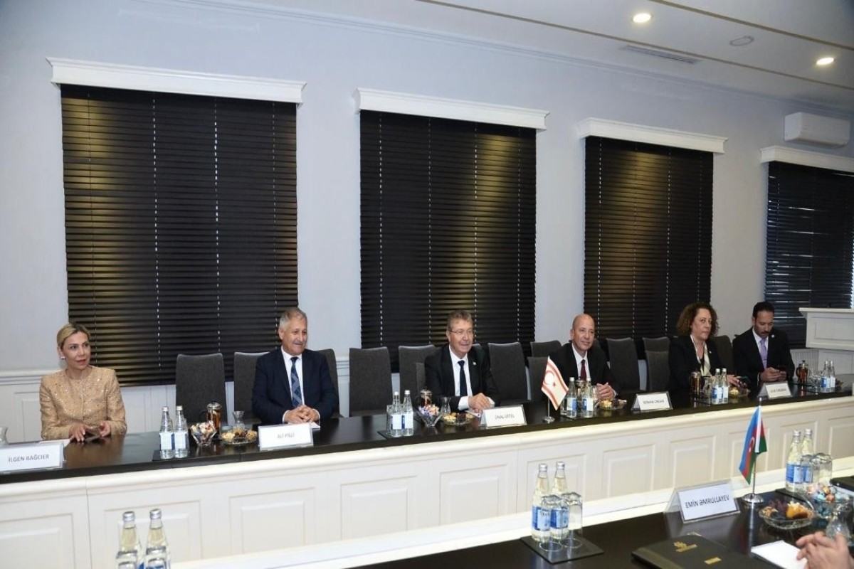 Эмин Амруллаев обсудил вопросы образования с премьером Северного Кипра-ФОТО 