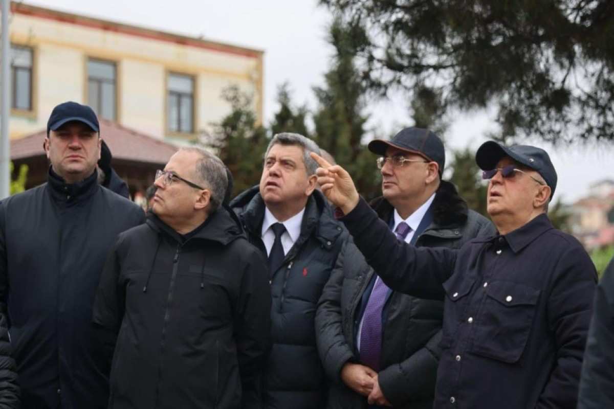 Кямаледдин Гейдаров осмотрел оползневую зону в Бадамдаре-ФОТО 