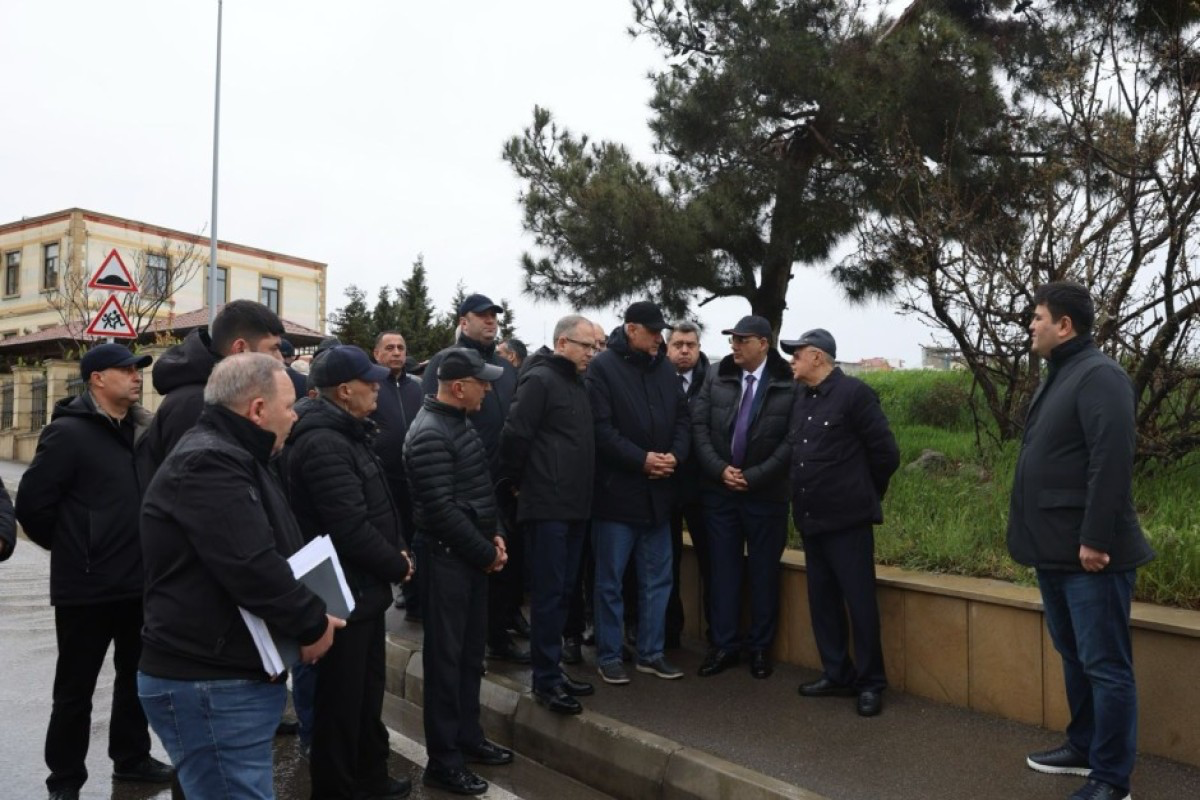 Кямаледдин Гейдаров осмотрел оползневую зону в Бадамдаре-ФОТО 