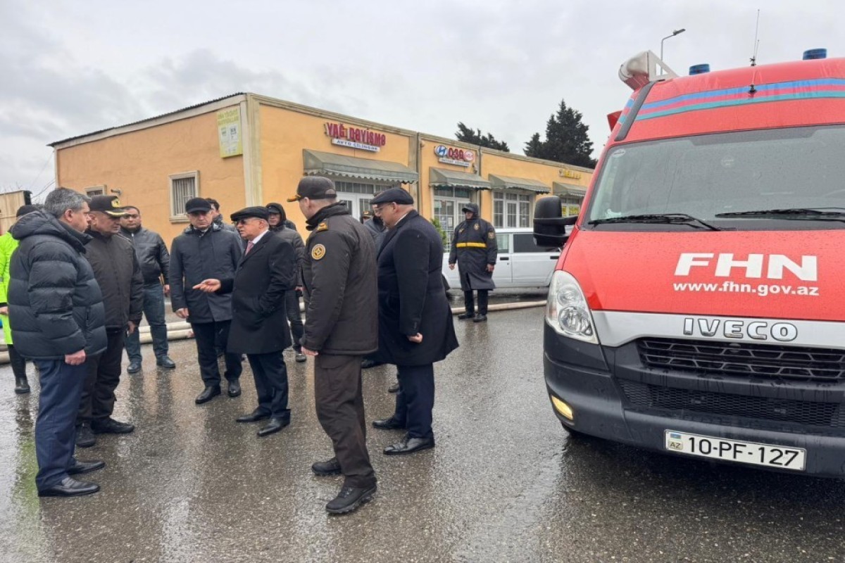 Глава МЧС прибыл в Кешля для оценки последствий подтопления-ФОТО 