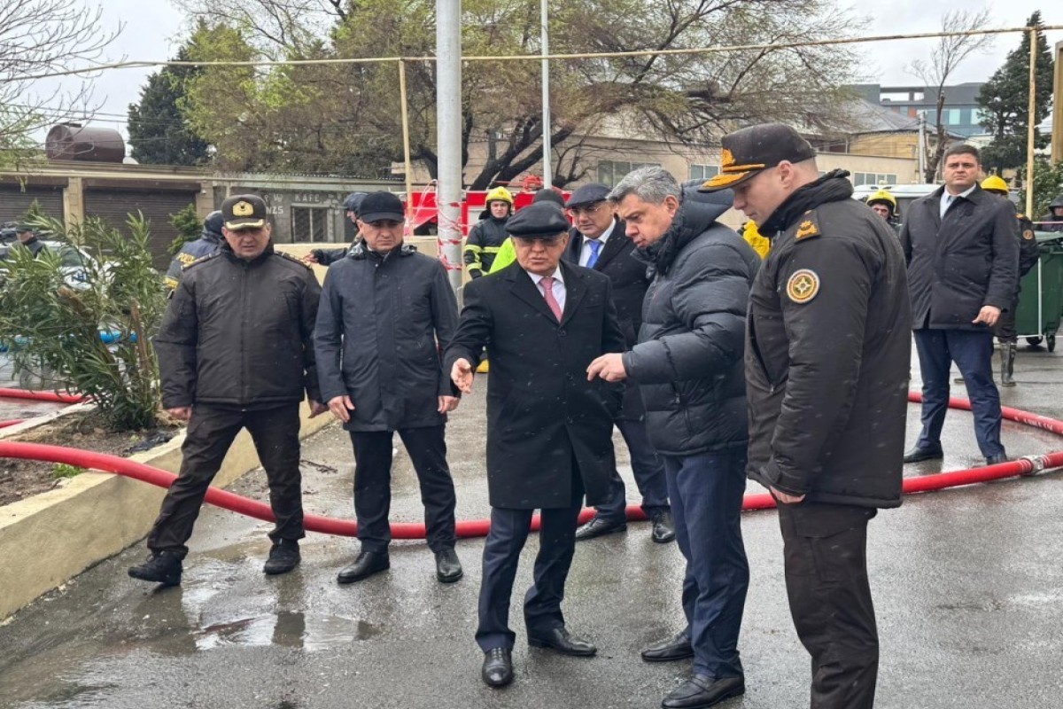 Глава МЧС прибыл в Кешля для оценки последствий подтопления-ФОТО 