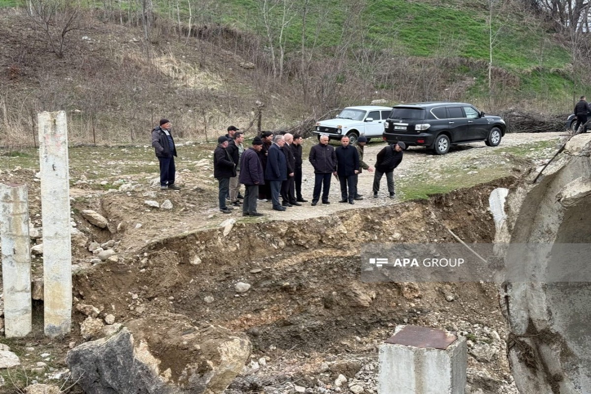 Ливни разрушили мосты и дороги в Гусарском районе-ФОТО 