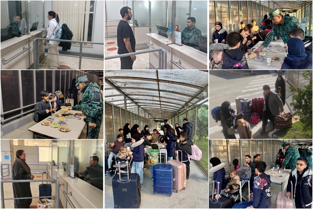 Через Азербайджан из Ирана эвакуированы более 3,3 тыс. человек