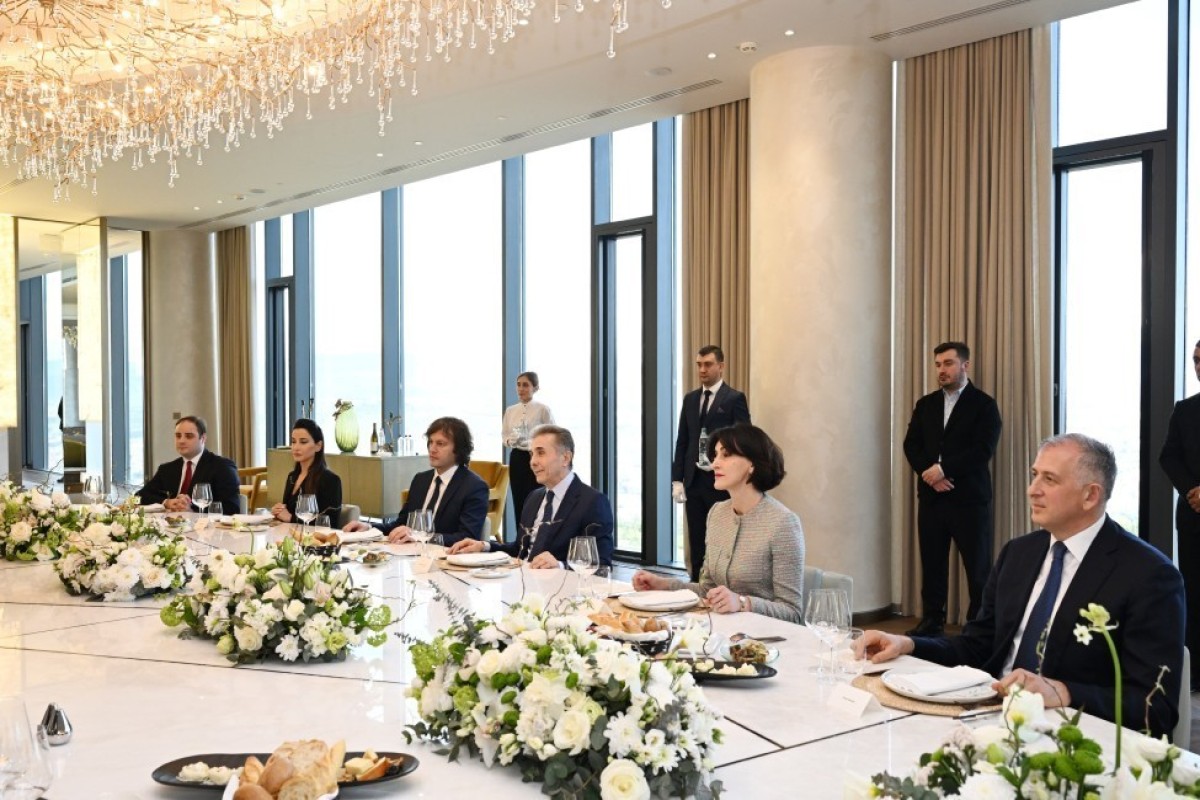 В Тбилиси прошел обед в честь Ильхама Алиева-ФОТО 