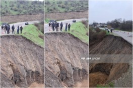 Ливни разрушили мосты и дороги в Гусарском районе-ФОТО 