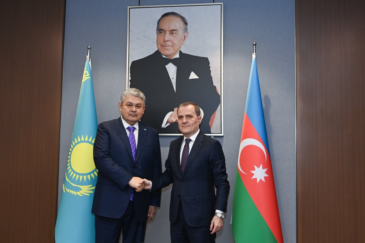 Байрамов провел встречу с казахстанским коллегой в расширенном составе-ФОТО -ОБНОВЛЕНО 