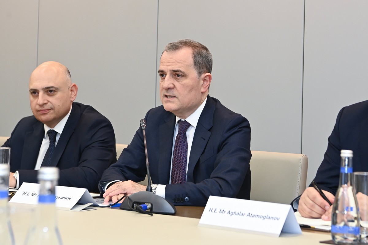 Байрамов провел встречу с казахстанским коллегой в расширенном составе-ФОТО -ОБНОВЛЕНО 