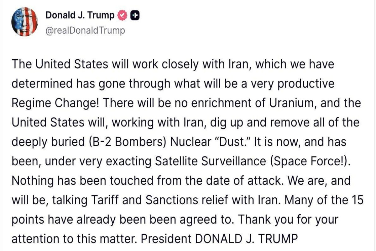 Трамп сообщил о переговорах с Ираном и возможном смягчении санкций-ФОТО 