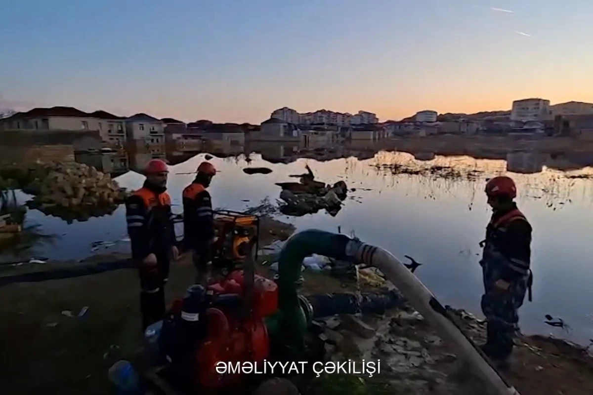 МЧС продолжает ликвидацию последствий ливней в Баку и регионах-ВИДЕО 