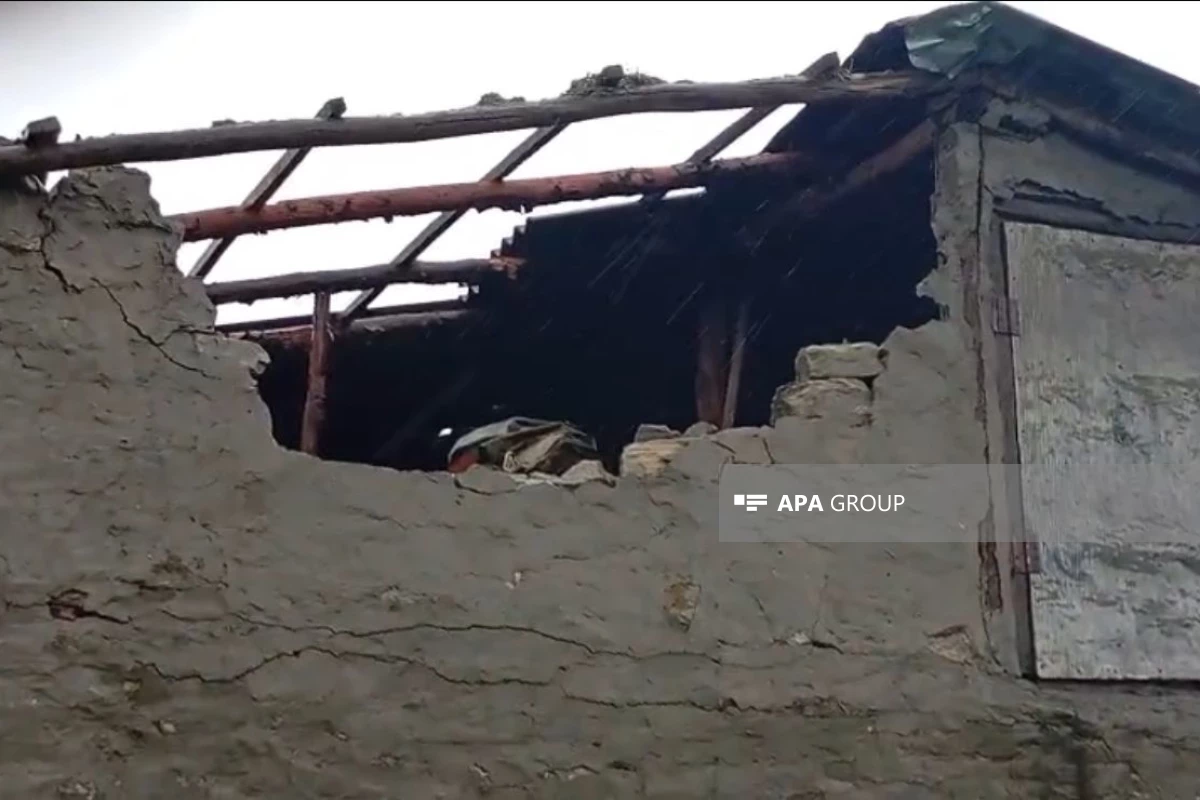 Ливни вызвали оползни и разрушения в Губинском районе-ФОТО 