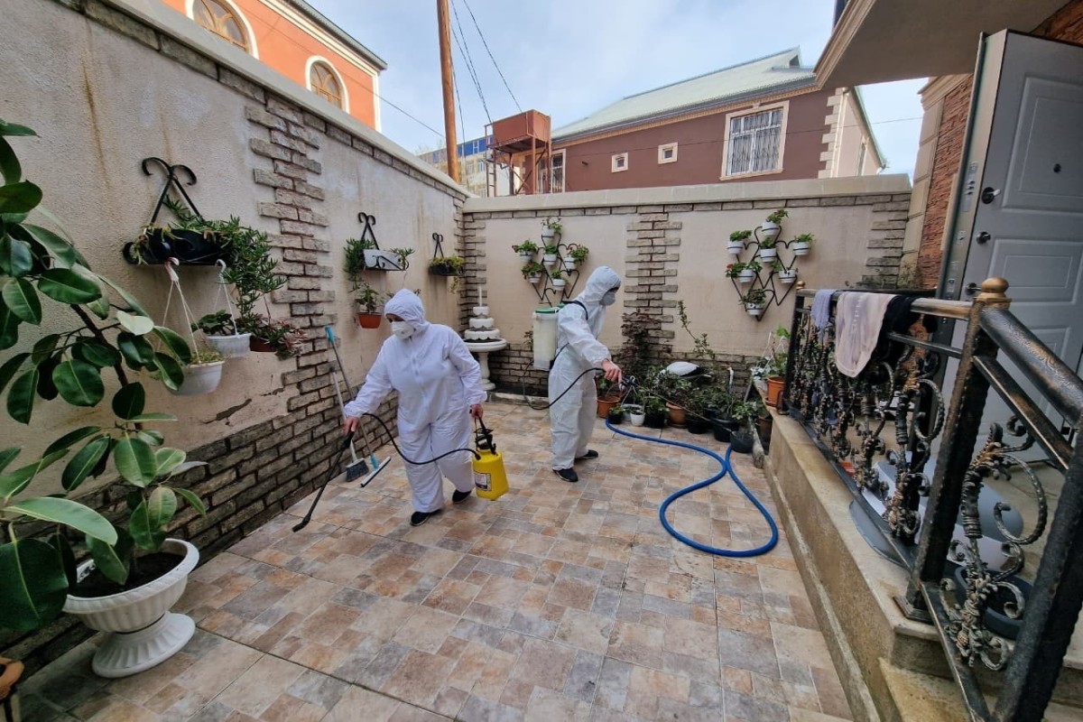 В Кешля устраняют последствия подтопления после ливней-ФОТО 