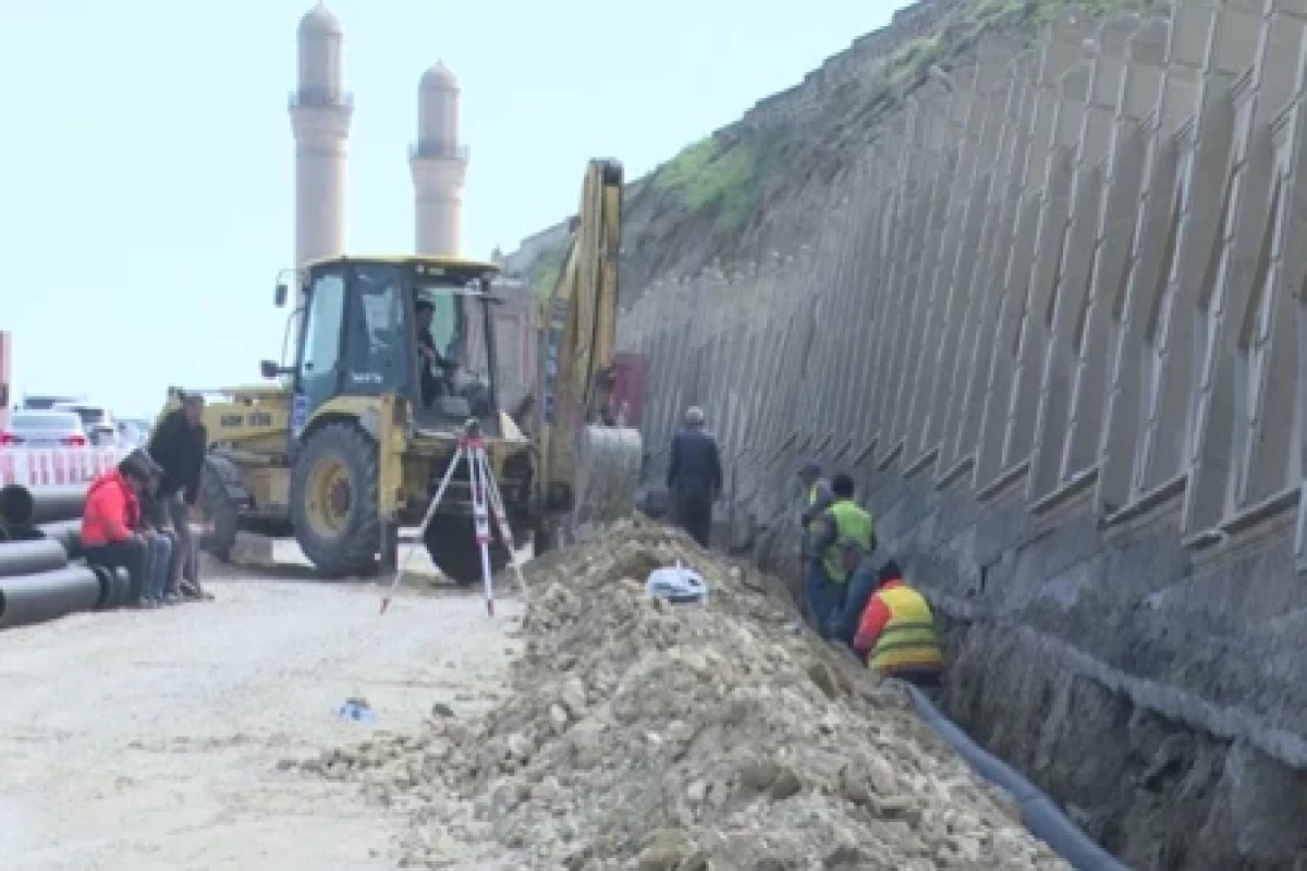 Последствия ливней на Бибиэйбатской дороге устранены