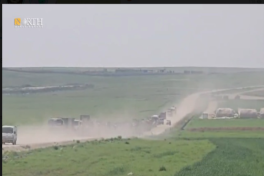 Последний военный конвой США покинул базу Касрак в Сирии-ВИДЕО 