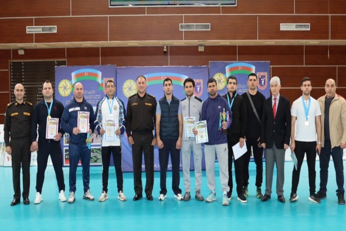 В МЧС Азербайджана прошел чемпионат по армрестлингу и многоборью-ФОТО 