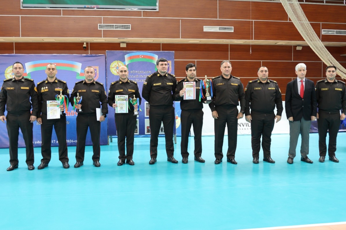 В МЧС Азербайджана прошел чемпионат по армрестлингу и многоборью-ФОТО 