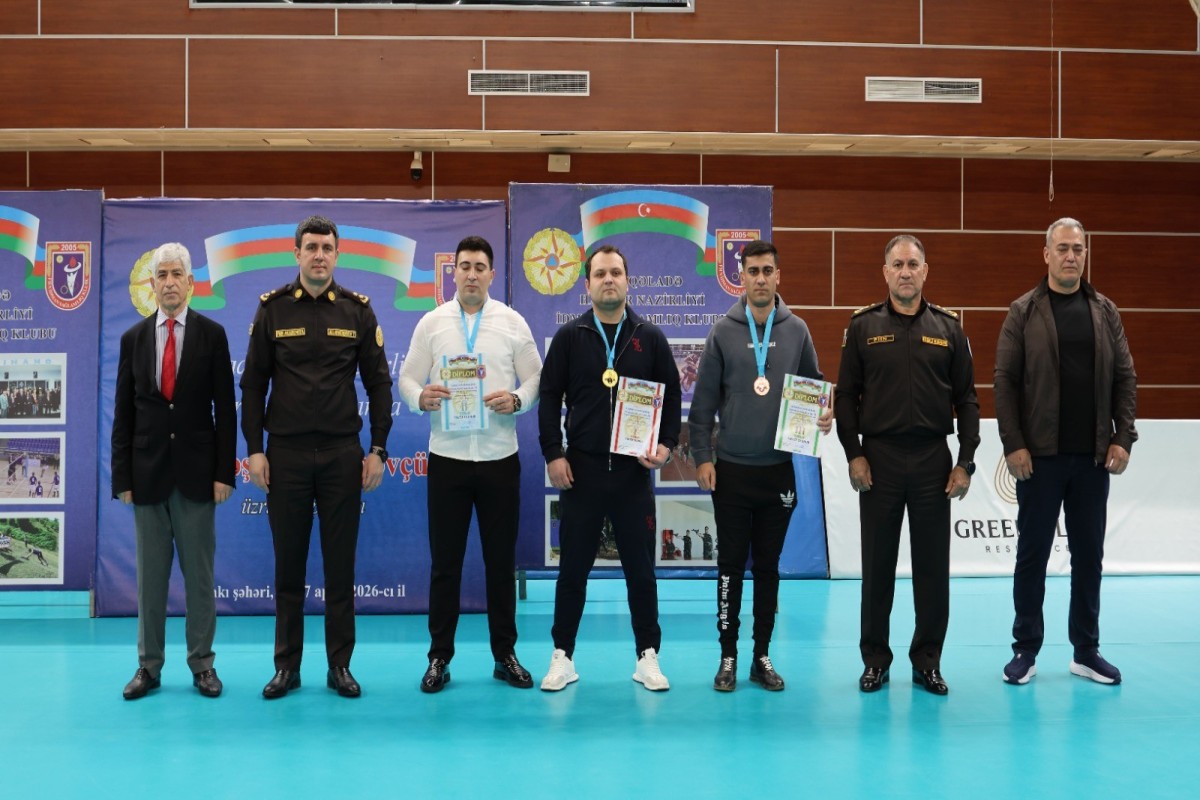 В МЧС Азербайджана прошел чемпионат по армрестлингу и многоборью-ФОТО 