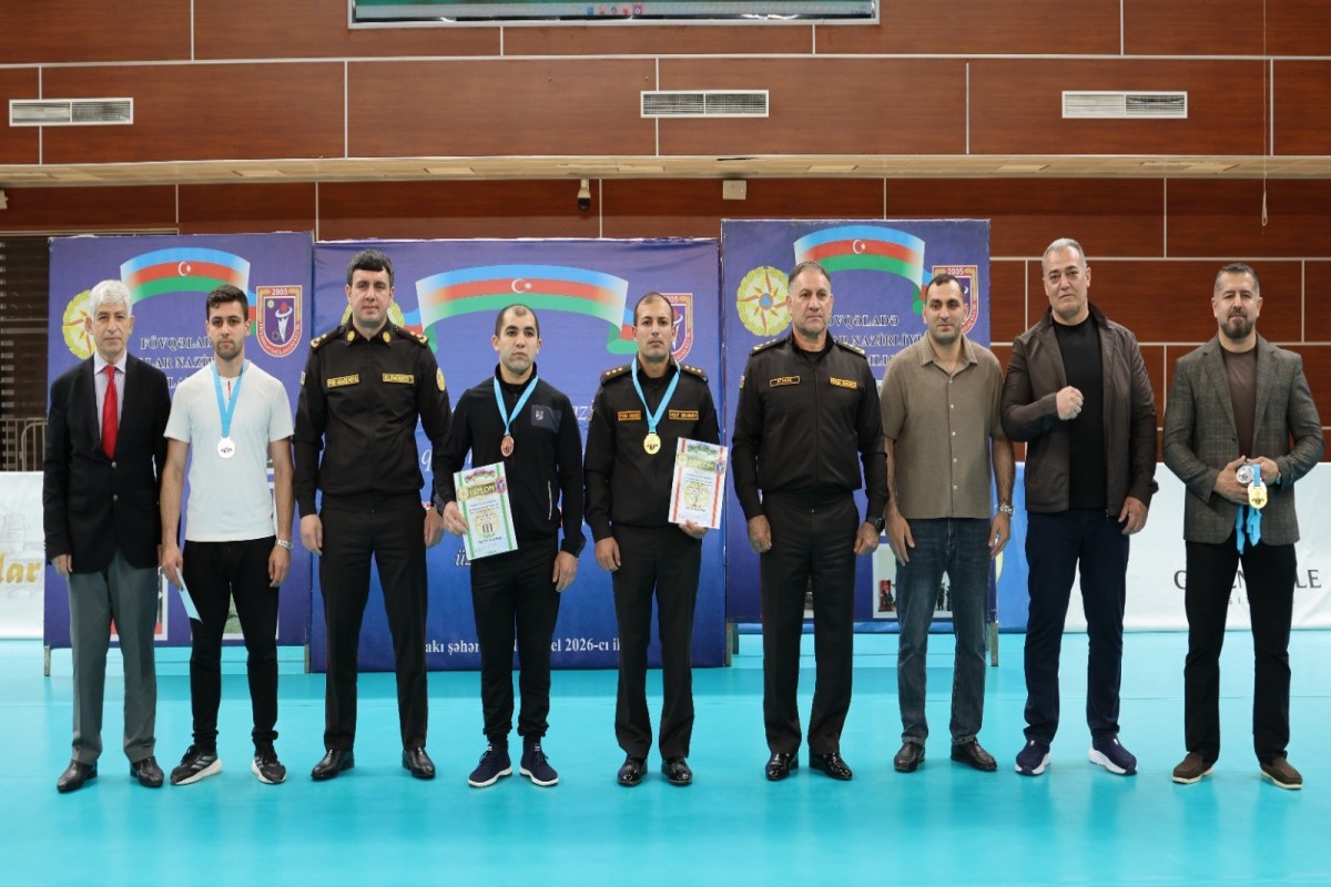 В МЧС Азербайджана прошел чемпионат по армрестлингу и многоборью-ФОТО 