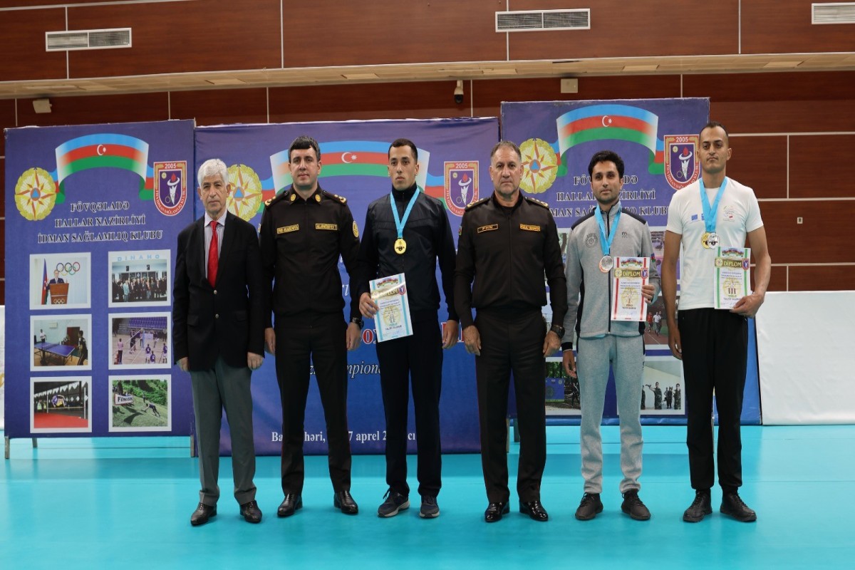 В МЧС Азербайджана прошел чемпионат по армрестлингу и многоборью-ФОТО 