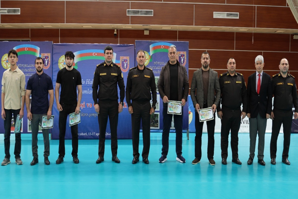 В МЧС Азербайджана прошел чемпионат по армрестлингу и многоборью-ФОТО 