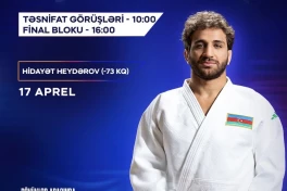 Хидаят Гейдаров вышел в финал чемпионата Европы по дзюдо
 