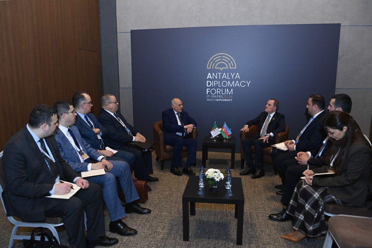 На Анталийском форуме прошла встреча глав МИД Азербайджана и Алжира-ФОТО 