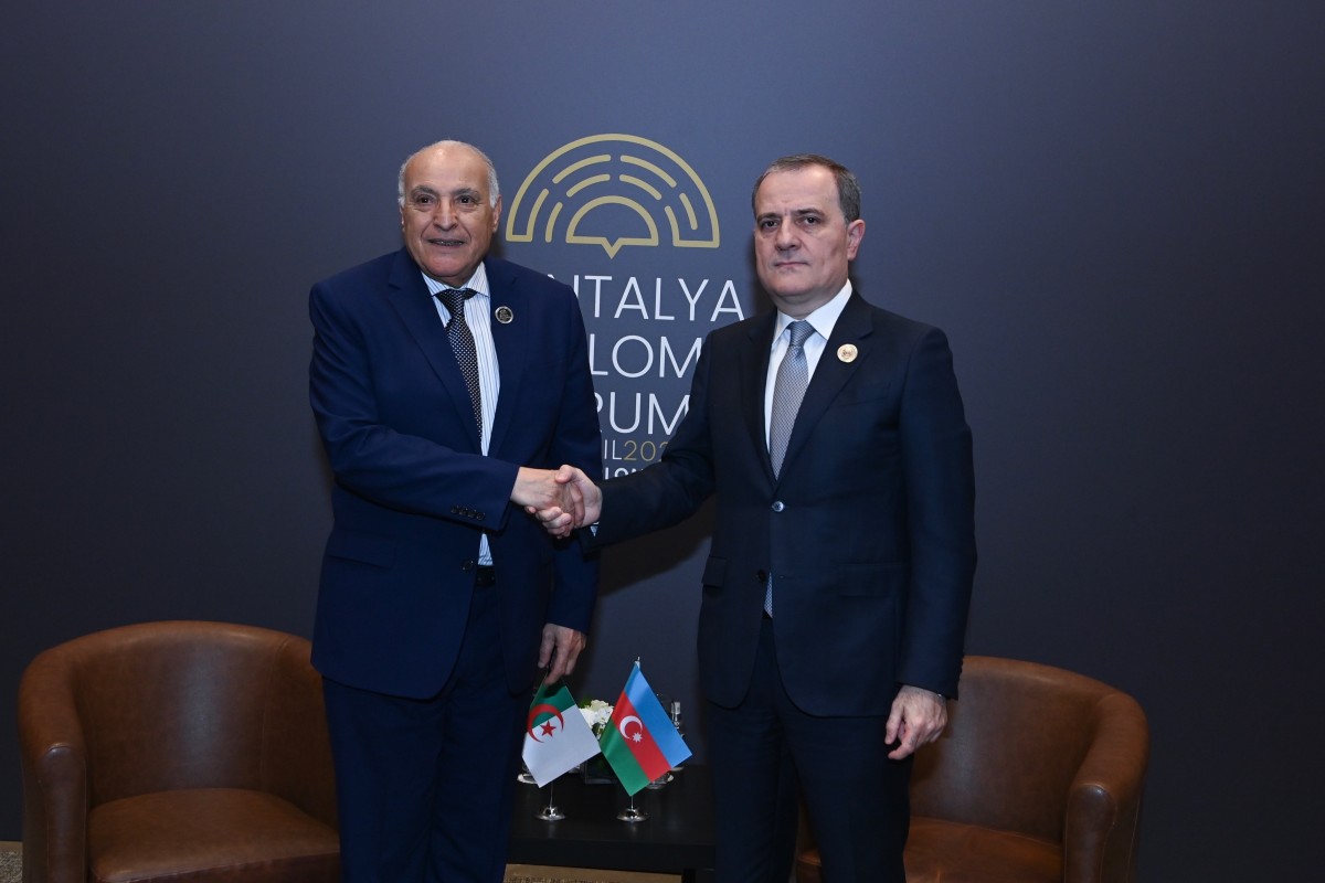 На Анталийском форуме прошла встреча глав МИД Азербайджана и Алжира-ФОТО 