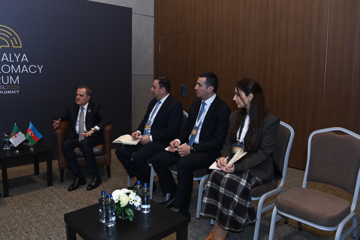 На Анталийском форуме прошла встреча глав МИД Азербайджана и Алжира-ФОТО 