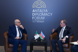 На Анталийском форуме прошла встреча глав МИД Азербайджана и Алжира-ФОТО 