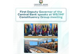 Делегация ЦБА приняла участие во встречах Всемирного банка и МВФ