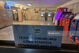 Бакинское метро возобновит работу в 15:00-ВИДЕО -ОБНОВЛЕНО 
